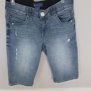 Democracy Women's Faded Blue Denim Shorts